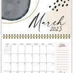 Aesthetic Wall Calendar in Abstract Art Design - Runs Until December 2023 - The Perfect Monthly Calendar for Easy Planning - Incl. 2022